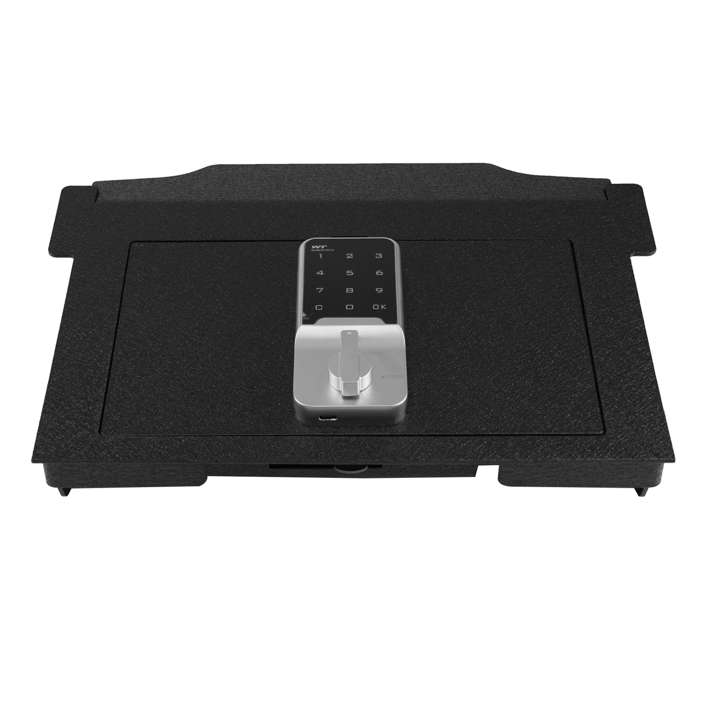 Pro Center Console Safe Gun Safe for 2021-2024 RAM TRX, 2022-2025 RAM GT, 2025-2026 Ram RHO, Electronic Keypad Number Lock