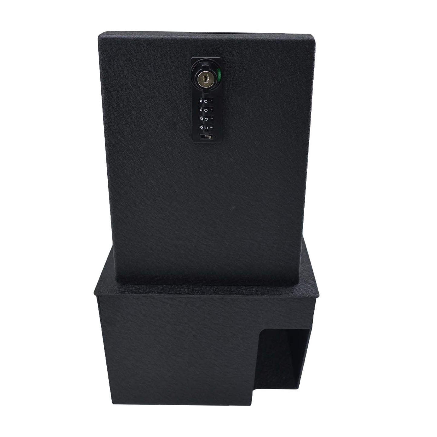 Center Console Gun Safe for 2018-2023 Volkswagen Atlas, 4-Digit Combination Lock with Key