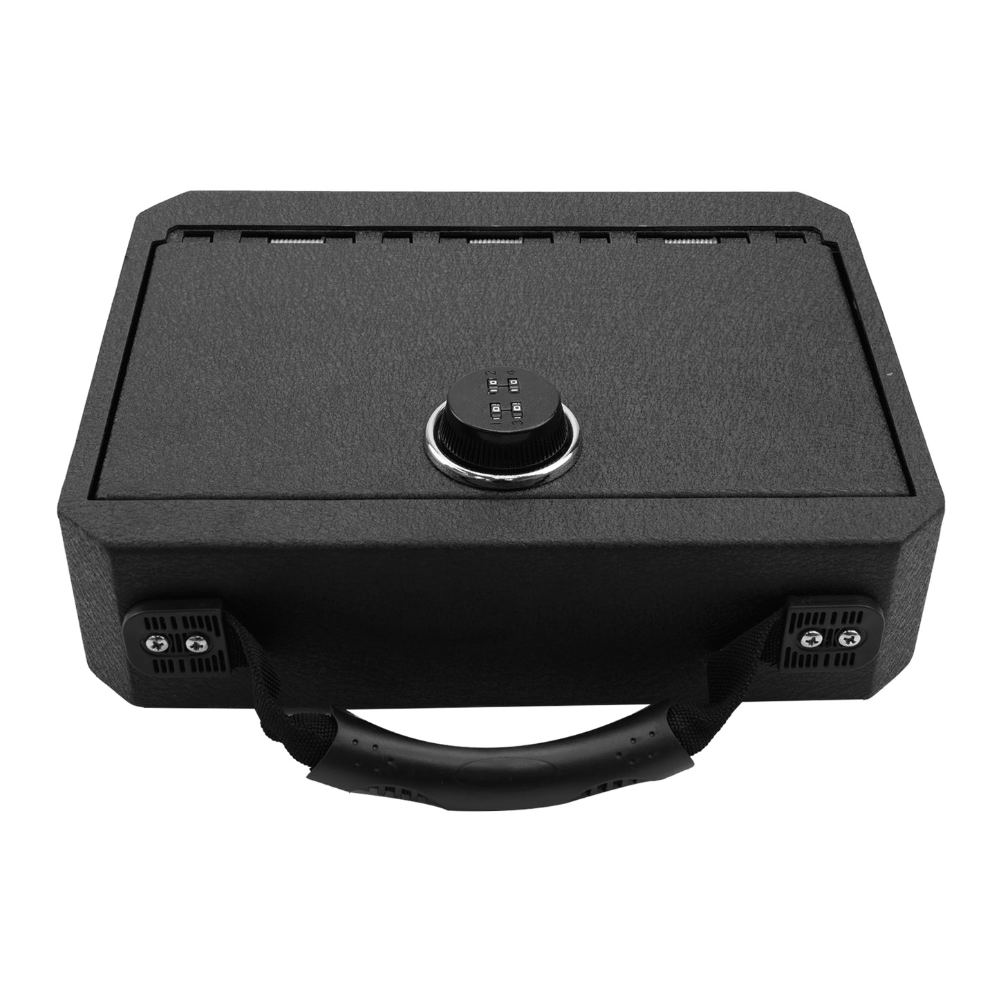 TUOJUE Under Seat Car Gun Safe - Heavy-Duty 12-Gauge Keyless Pistol Vault