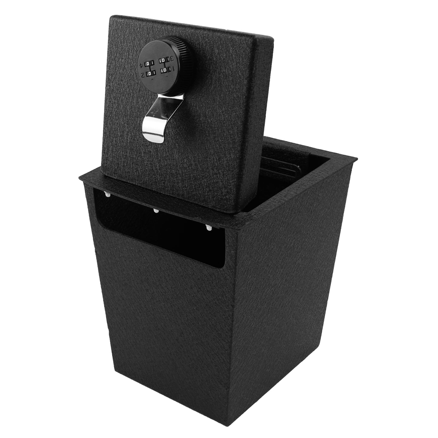 Center Console Gun Safe for 2025 Hyundai Tucson, 4-Digit Combo Lock
