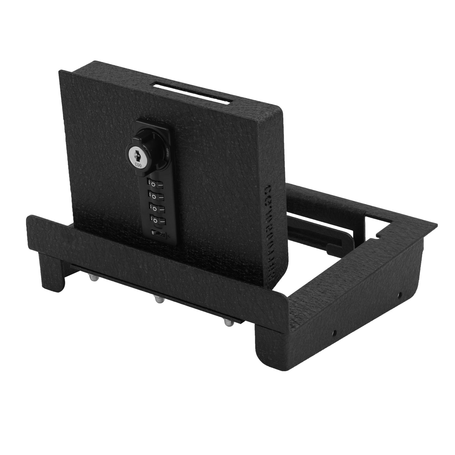 Center Console Gun Safe for 2025-2026 Tesla Model Y Juniper, 4-Digit Combination Lock with Key