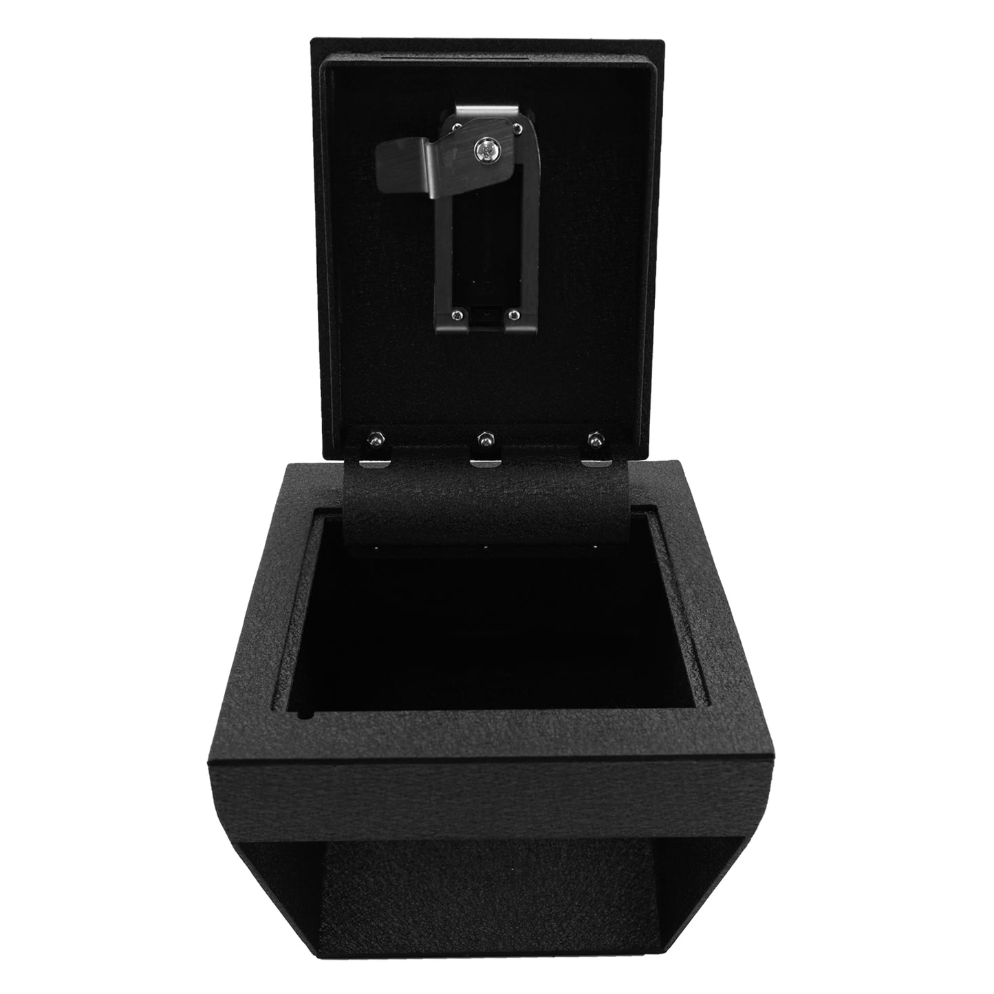 Pro Center Console Safe Gun Safe for 2021-2025 Tesla Model X and Model S, Fingerprint Lock with Key