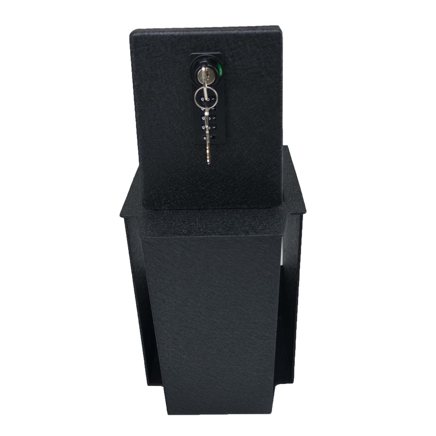 Center Console Gun Safe for 2019-2025 Chevrolet Blazer, 4-Digit Combination Lock with Key