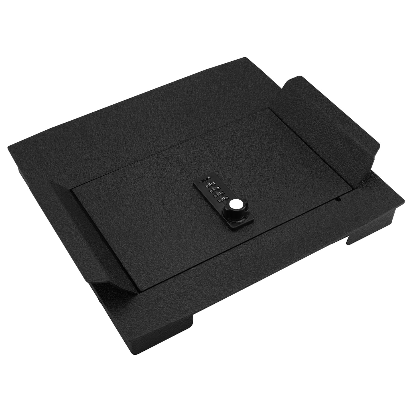 Pro Center Console Gun Safe for 2023-2026 Ford F250 Super Duty, 4-Digit Combination Lock with Key