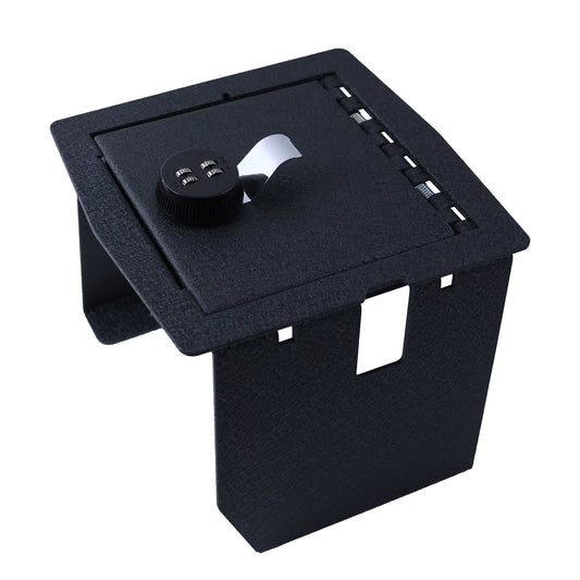Center Console Safe Gun Safe for 2018-2022 Jeep Wrangler JL and Jeep Gladiator, 4-Digit Combo Lock