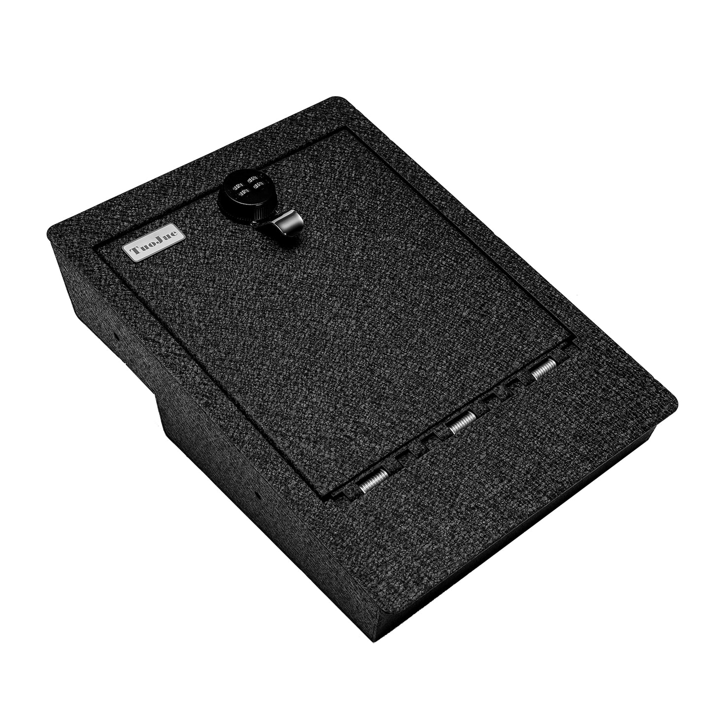 Under Seat Console Safe Box for 2014 to 2018 Chevrolet Silverado 1500 and GMC Sierra 1500 with a underseat console bench seat, 4-Digit Combo Lock