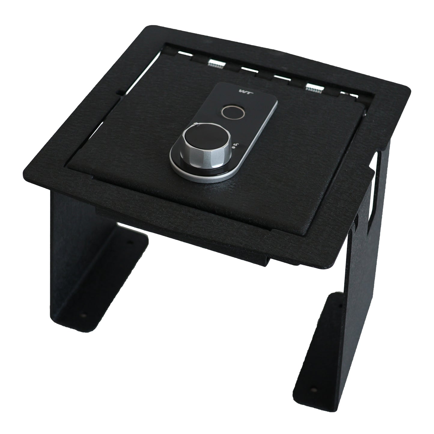 Center Console Safe Gun Safe for 2018-2022 Jeep Wrangler JL and Jeep Gladiator, Fingerprint Lock with Key