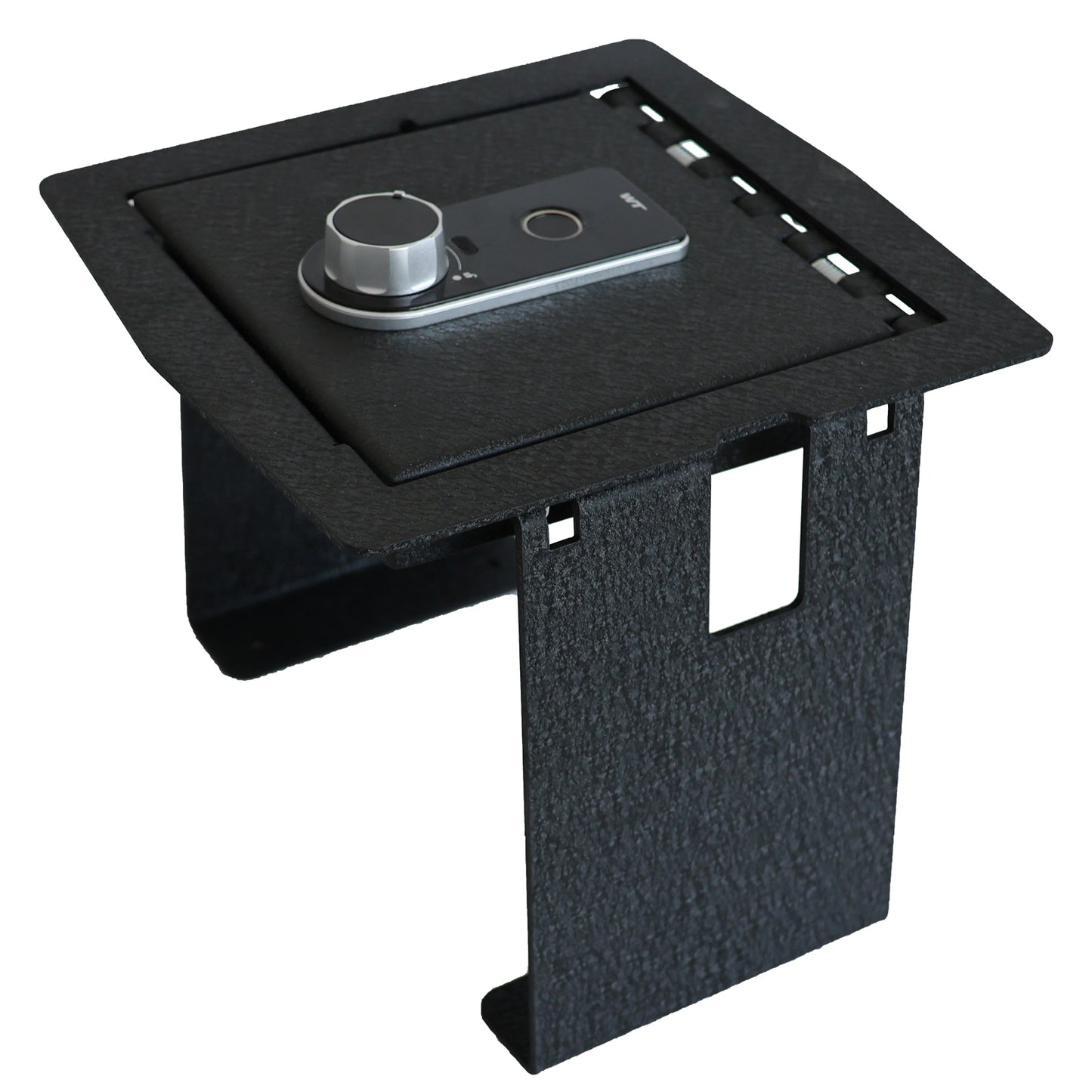 Center Console Safe Gun Safe for 2018-2022 Jeep Wrangler JL and Jeep Gladiator, Fingerprint Lock with Key