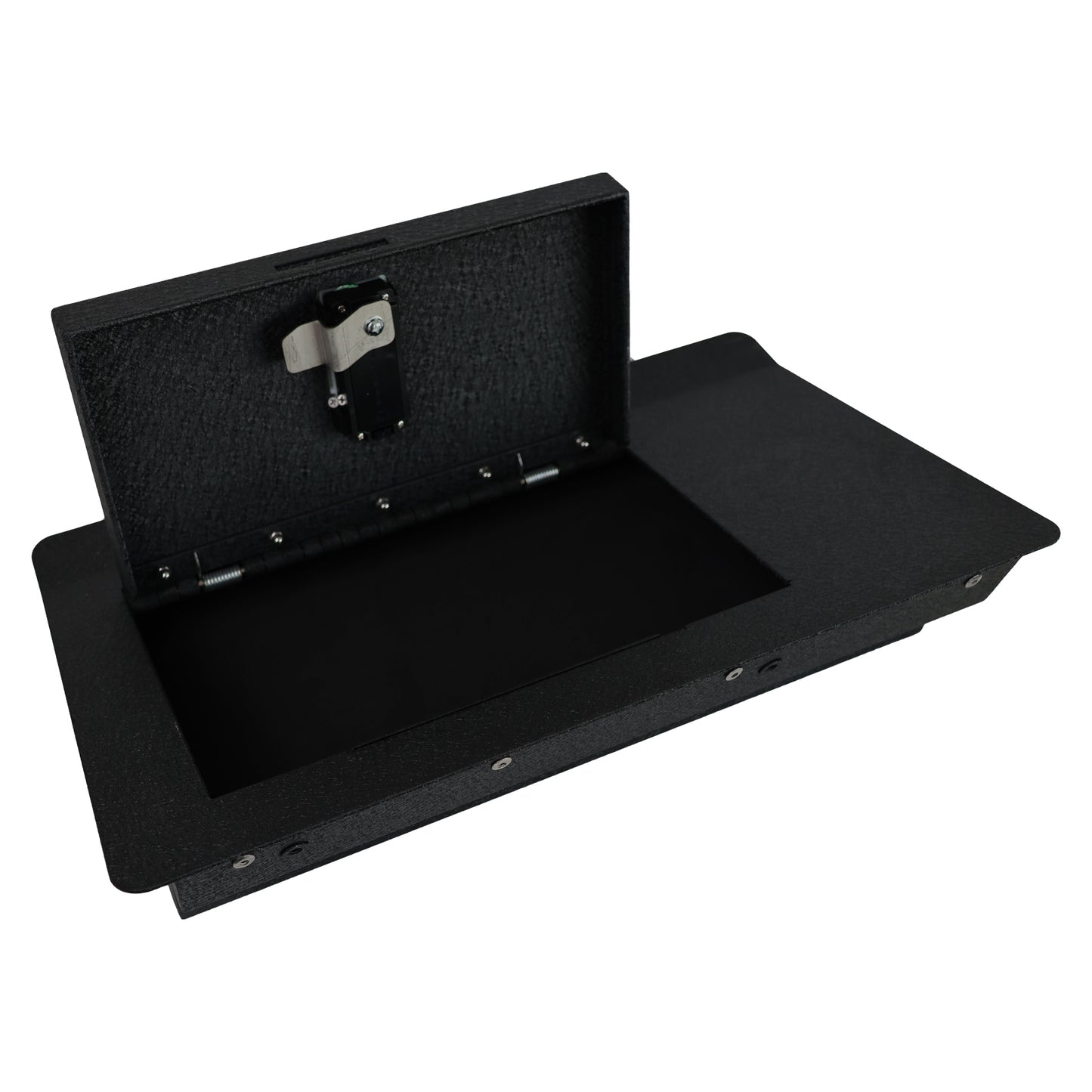 Caja fuerte para armas debajo de la consola del asiento para Ford Bronco Sport 2021-2024, cerradura de huellas dactilares con llave