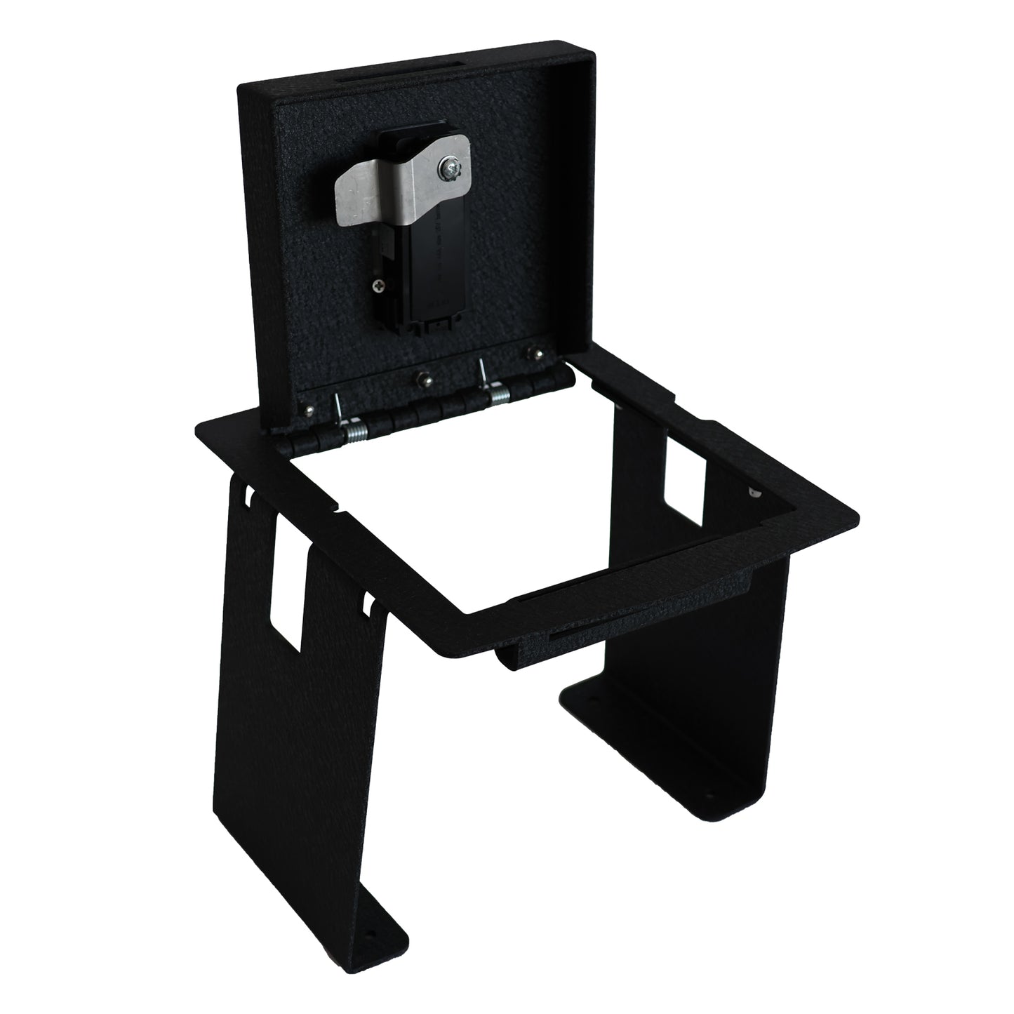 Center Console Safe Gun Safe for 2018-2022 Jeep Wrangler JL and Jeep Gladiator, Fingerprint Lock with Key