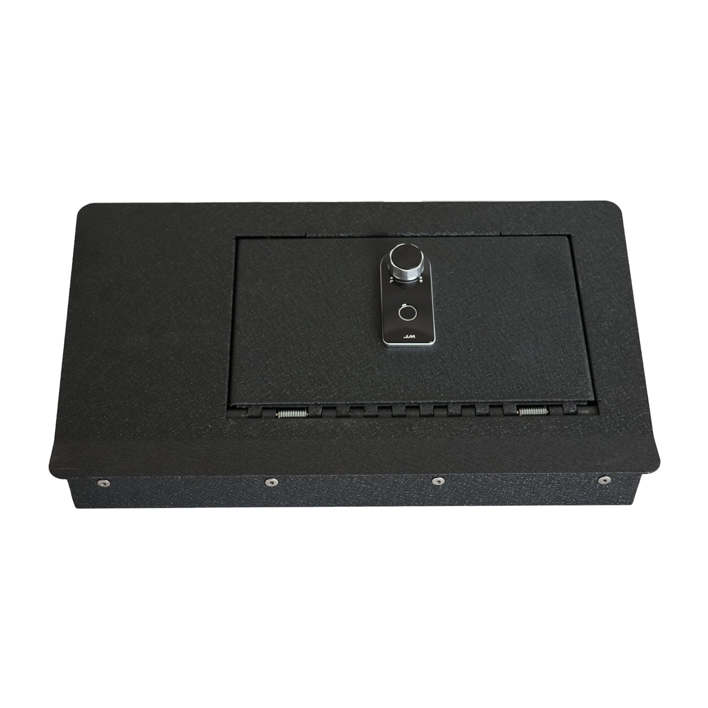 Caja fuerte para armas debajo de la consola del asiento para Ford Bronco Sport 2021-2024, cerradura de huellas dactilares con llave