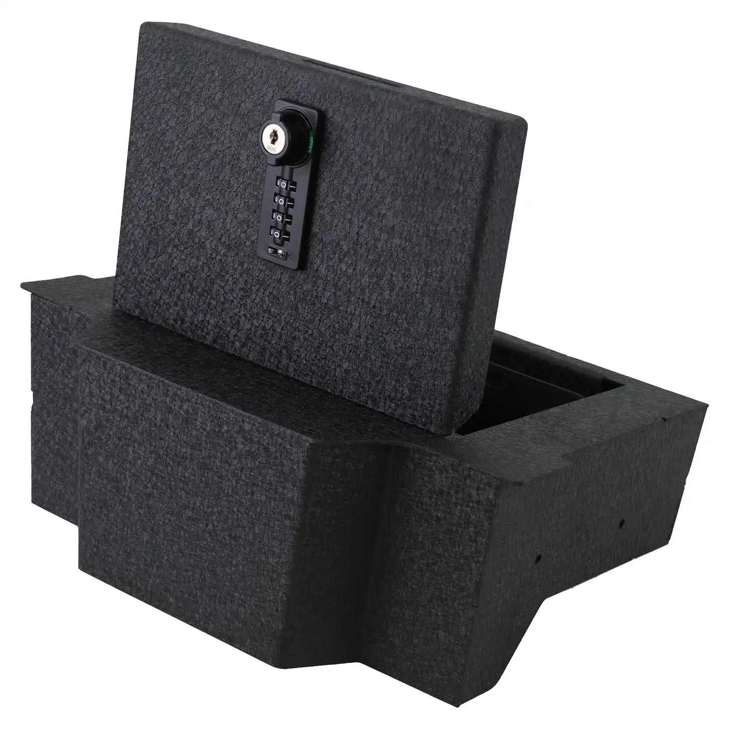 Dodge Ram 1500 Console Gun Safe (4-Digit Combination Lock with Key) : 2019-2023