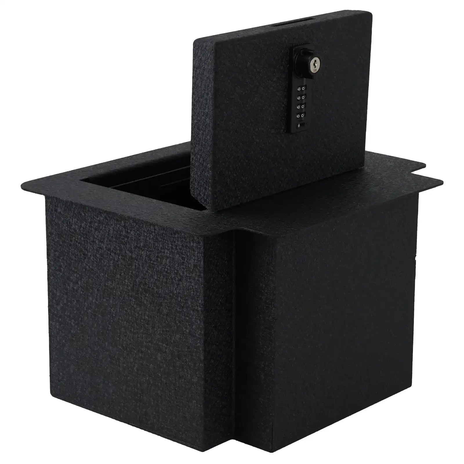 Chevrolet GMC Yukon Denali and Yukon/Yukon XL Console Safe (4-Digit Combo Lock with Key) : 2021-2024