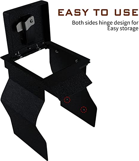 Caja fuerte para consola central para Toyota Sienna 2021-2023, cerradura de huella digital con llave