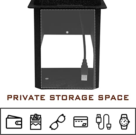 Caja fuerte para consola central para Honda CR-V 2017-2022, cerradura combinada de 4 dígitos