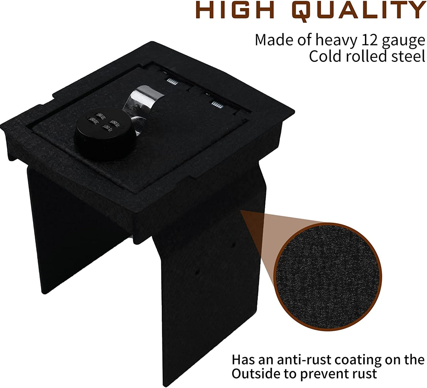 Caja fuerte para consola central para Subaru Forester 2019-2023, cerradura combinada de 4 dígitos