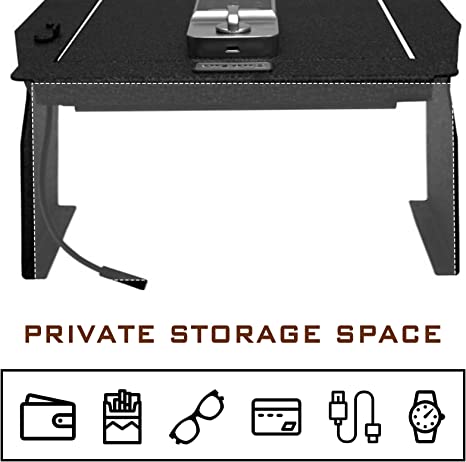 Caja fuerte para consola central para Ford F150 2015-2020, Ford 250/350/450 Super Duty 2017-2022 y Ford Expedition 2018-2024, bloqueo electrónico de números
