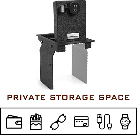 Caja fuerte para consola central para Subaru Forester 2013-2018, cerradura combinada de 4 dígitos