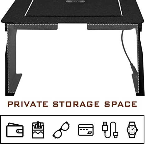 Caja fuerte para consola central para armas para Ford F150 2015-2020, Ford 250/350/450 Super Duty 2017-2022, Ford Expedition 2018-2024 con consola de piso completa, bloqueo combinado de 4 dígitos