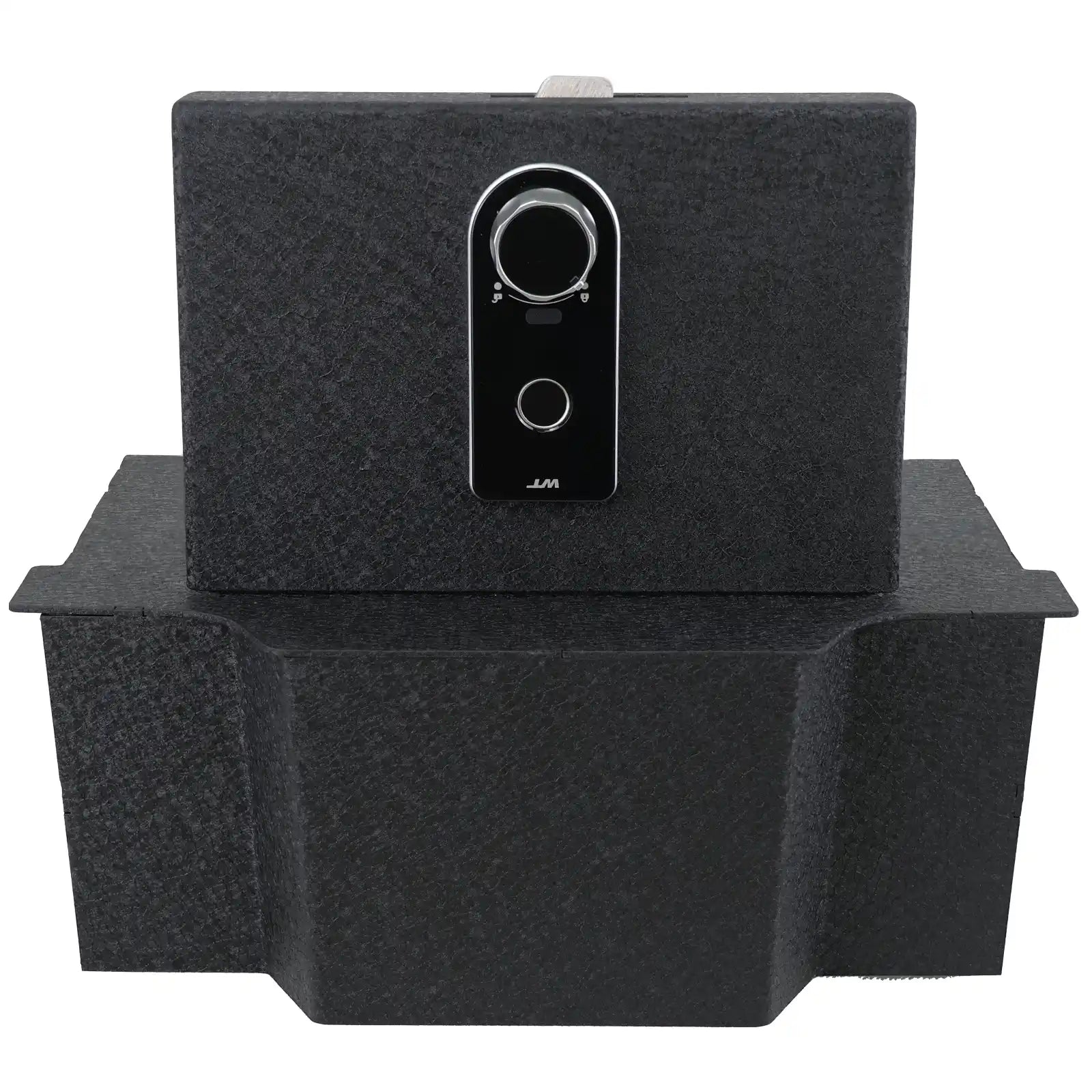 Dodge Ram 1500 Console Gun Safe (Fingerprint Lock with Key) : 2019-2023