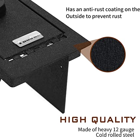 Caja fuerte para consola central para Subaru Forester 2013-2018, cerradura combinada de 4 dígitos