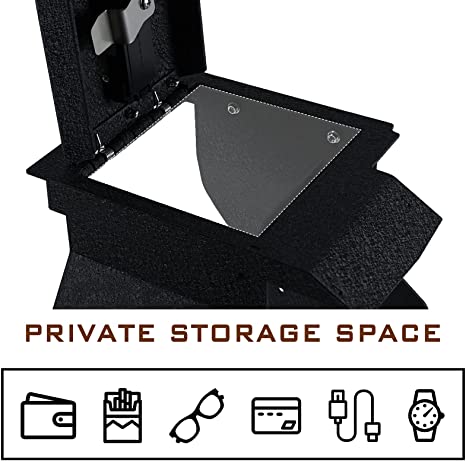 Caja fuerte para consola central para Toyota Sienna 2021-2023, cerradura de huella digital con llave