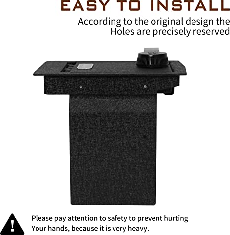 Caja fuerte para consola central para Subaru Forester 2013-2018, cerradura combinada de 4 dígitos