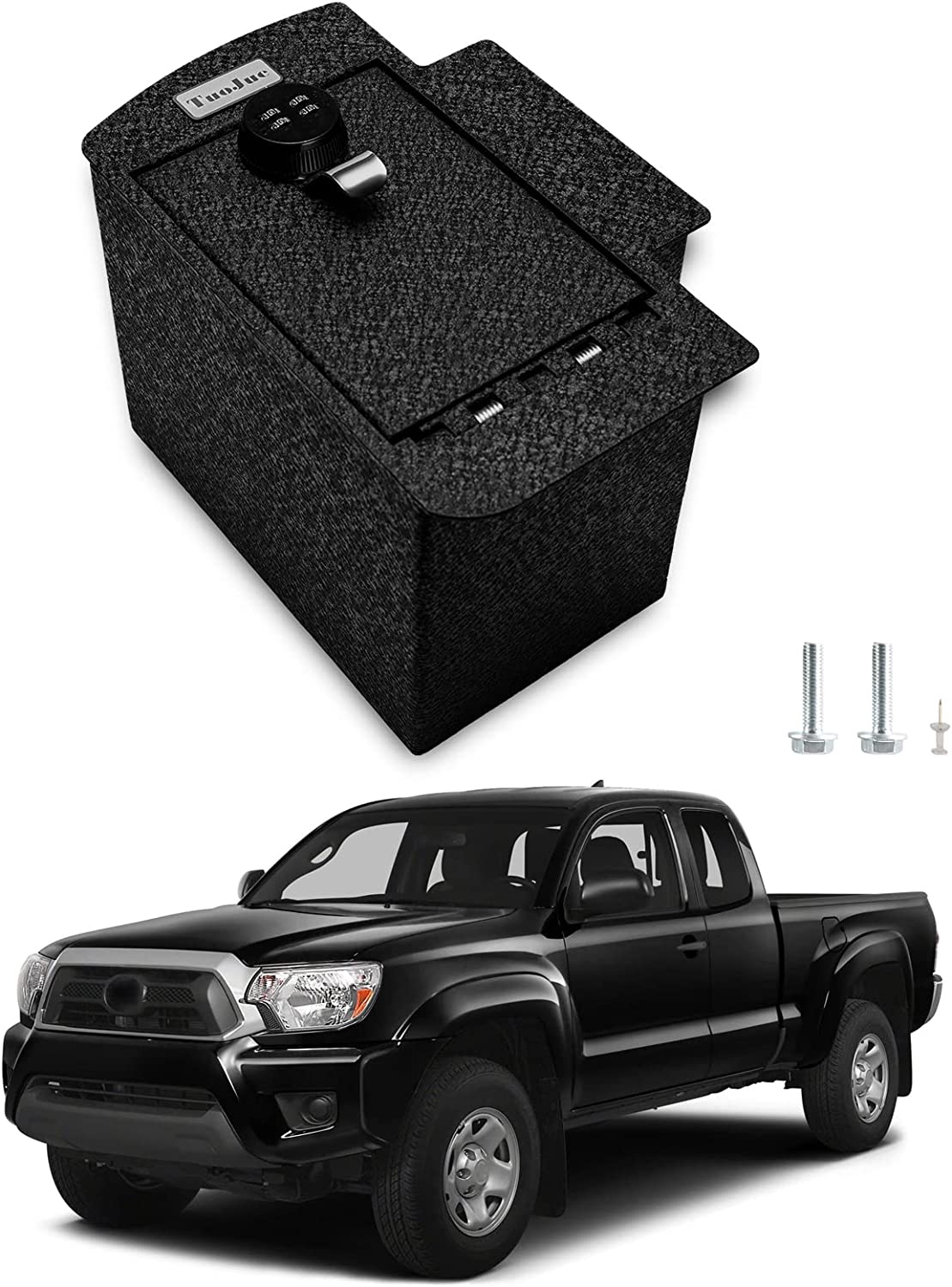 Caja fuerte para consola central para Toyota Tacoma 2005-2015, cerradura combinada de 4 dígitos