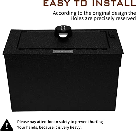 Caja fuerte para consola central para Lexus NX200 NX300 2015-2020, cerradura combinada de 4 dígitos