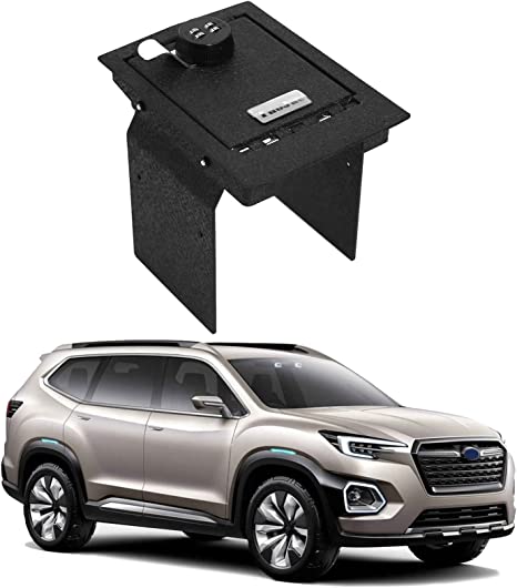 Caja fuerte para consola central para Subaru Forester 2013-2018, cerradura combinada de 4 dígitos