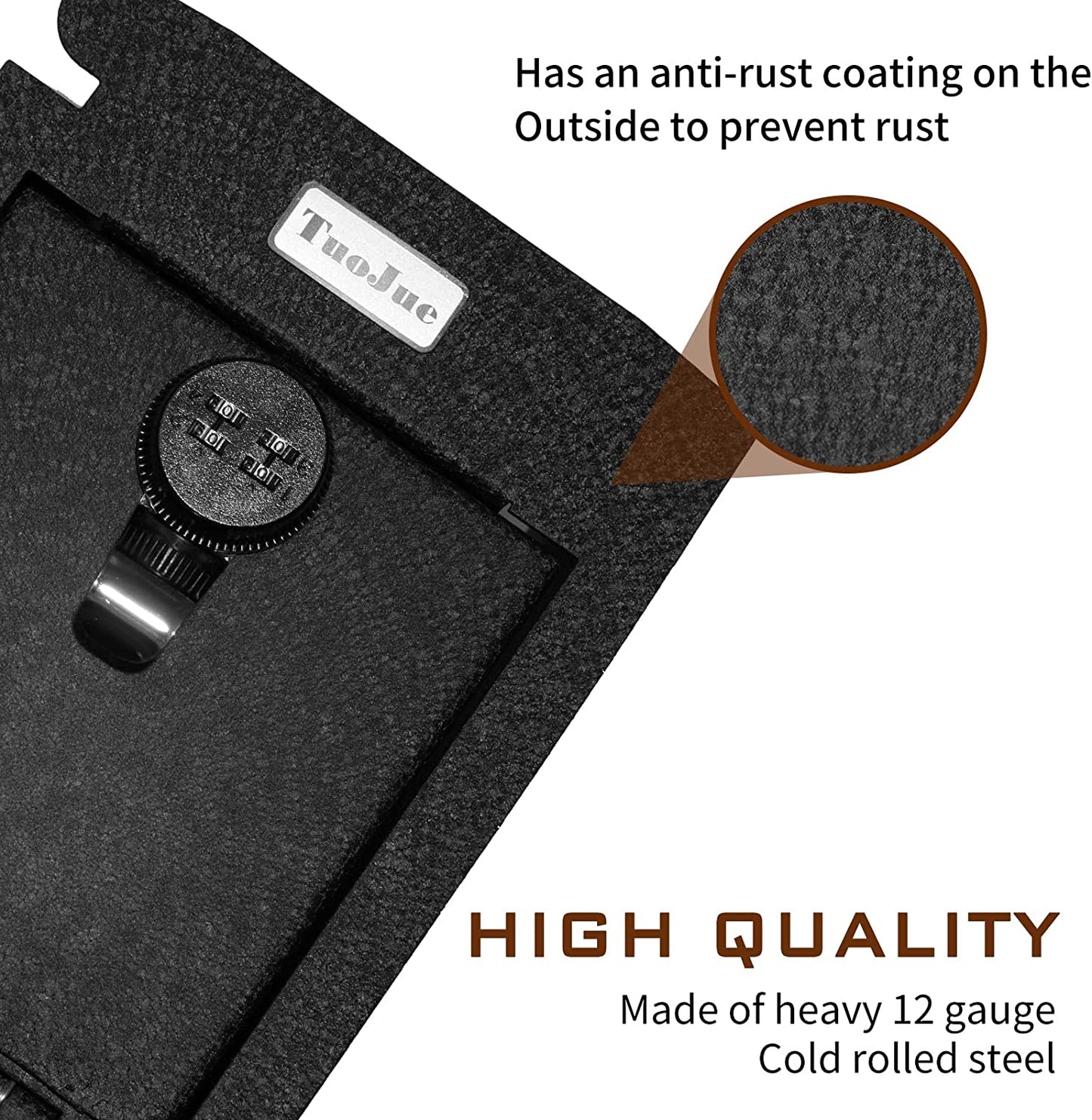 Caja fuerte para consola central para Toyota 4Runner 2010-2024, cerradura combinada de 4 dígitos