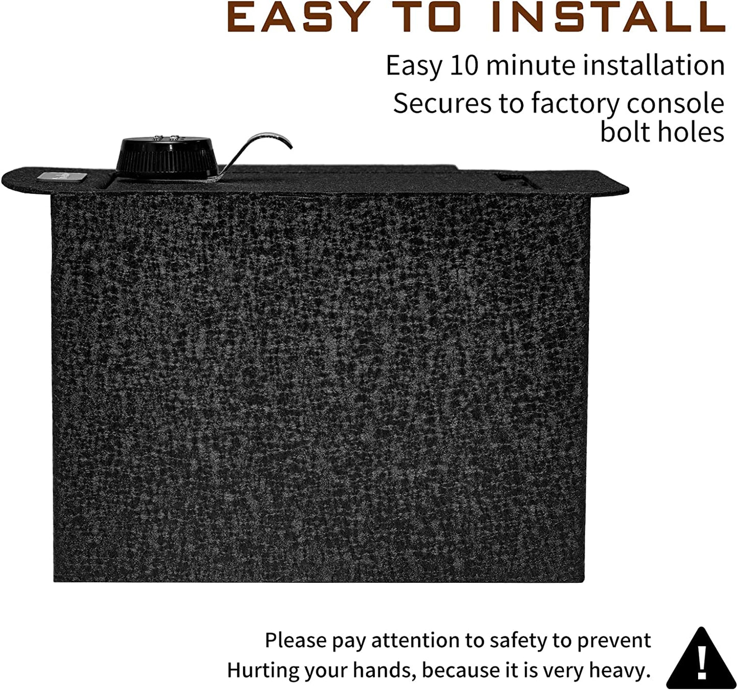 Caja fuerte para consola central para Toyota Tacoma 2005-2015, cerradura combinada de 4 dígitos