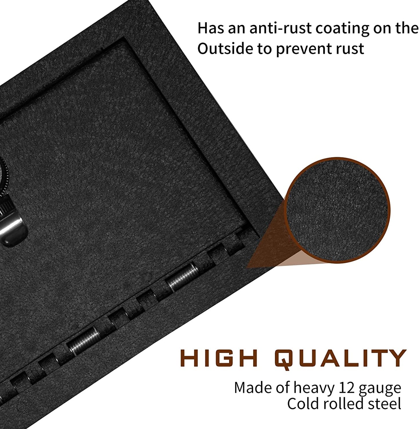 Caja fuerte para consola central para armas para Chevrolet Suburban y Tahoe 2015-2020, GMC Yukon y Yukon XL 2015-2020, candado combinado de 4 dígitos