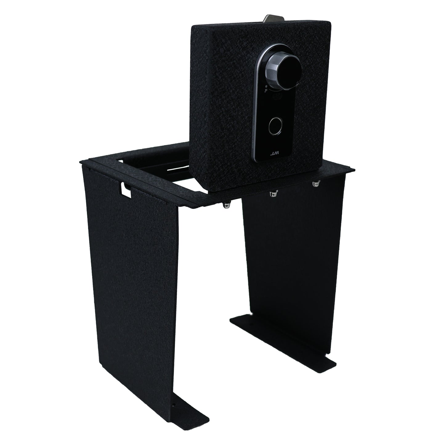 Center Console Safe Gun Safe for 2021-2026 Ford Bronco With Full Floor Console Model, Fingerprint Lock with Key