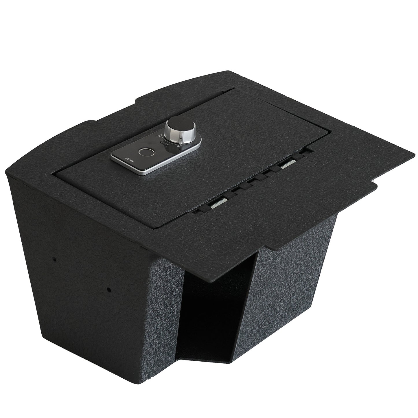 Caja fuerte para consola central para armas para Dodge Ram 1500 2500 3500 y 2019 Dodge Ram 1500 Classic 2009-2018, cerradura de huellas dactilares con llave