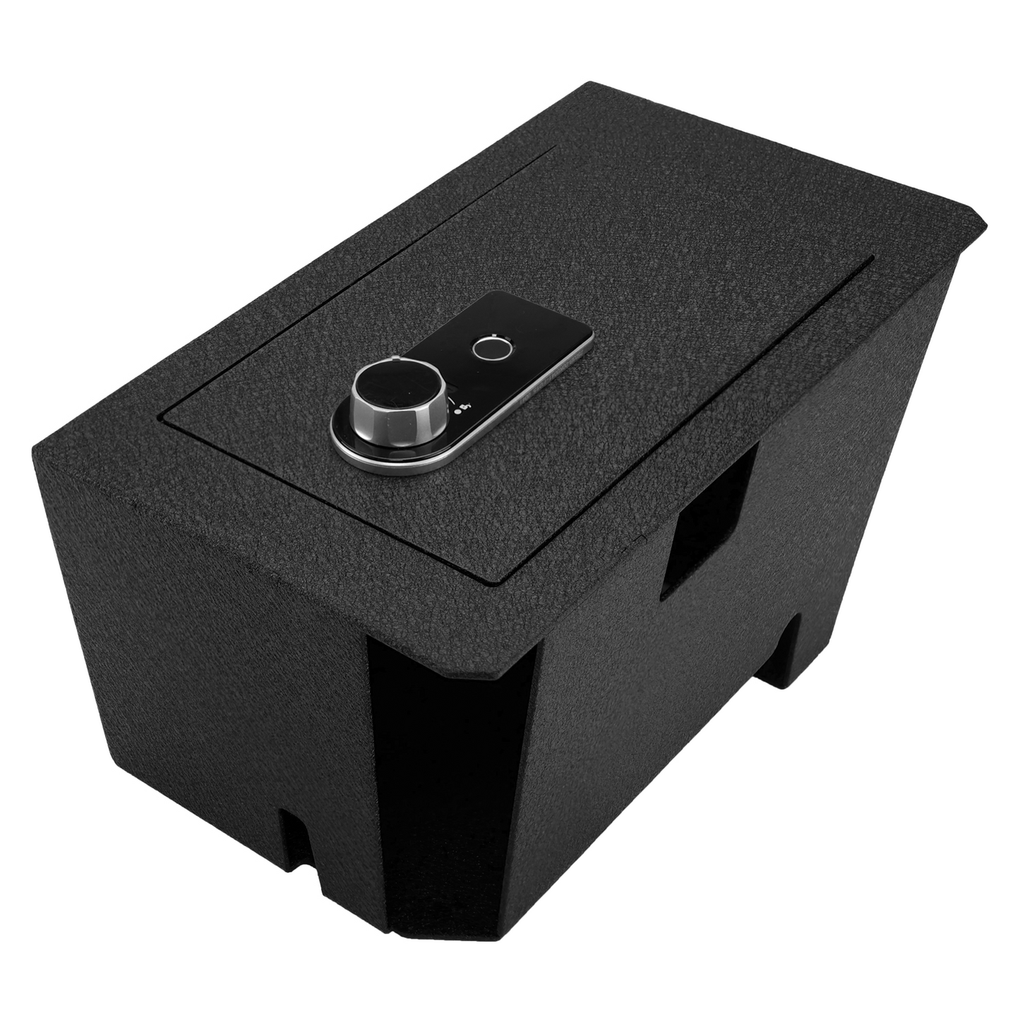 Pro Center Console Safe Gun Safe for 2022-2026 Toyota Tundra and 2023-2026 Toyota Sequoia,Fingerprint Lock with Backup Key.