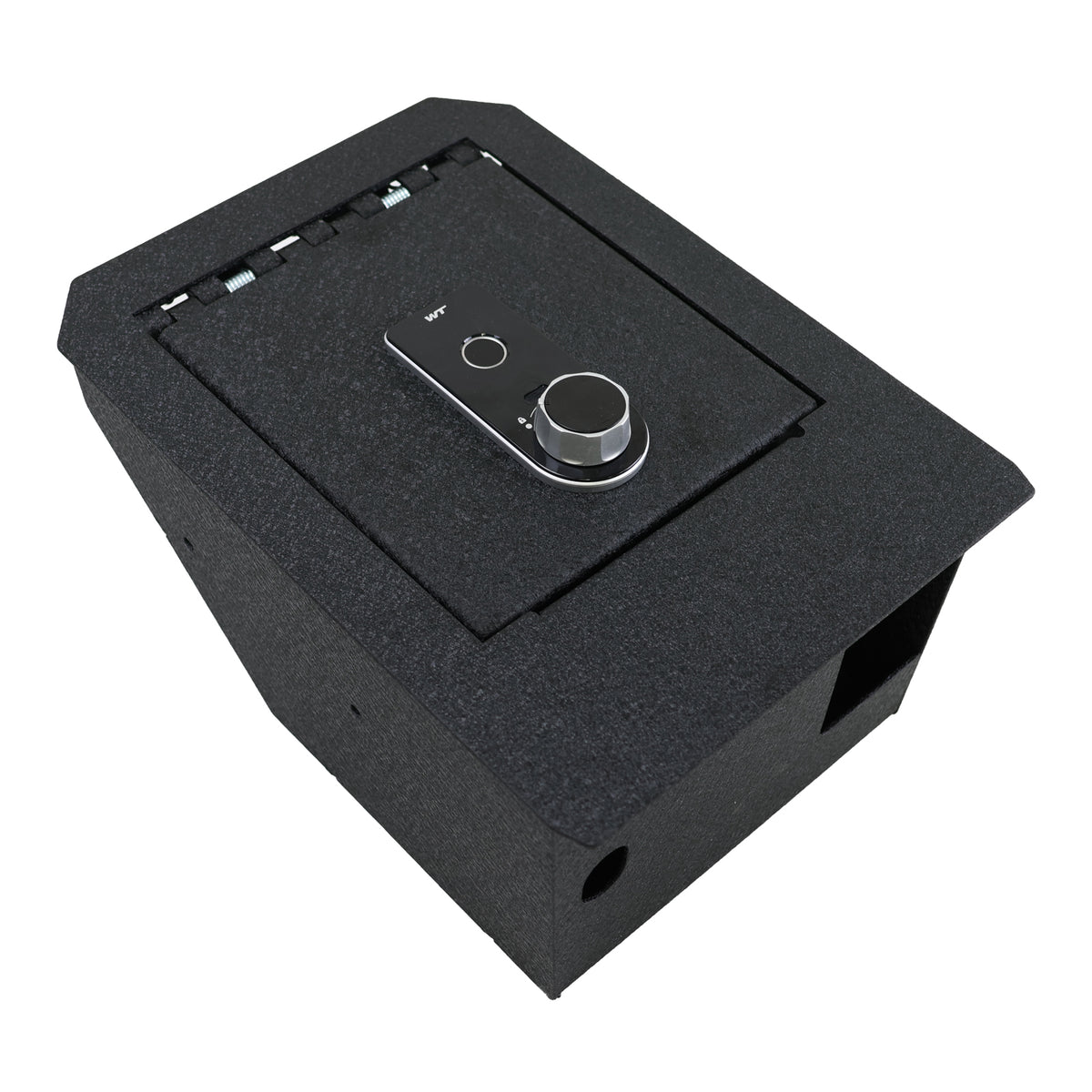 Console Safe | Tesla Cybertruck 2024–26 | Fingerprint + Key