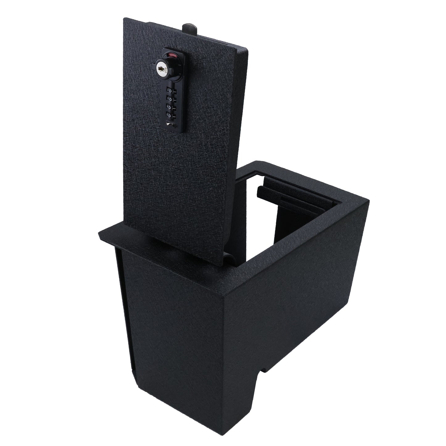 Pro Center Console Gun Safe for 2022-2026 Toyota Tundra and 2023-2026 Toyota Sequoia, 4-Digit Combination Lock with Key