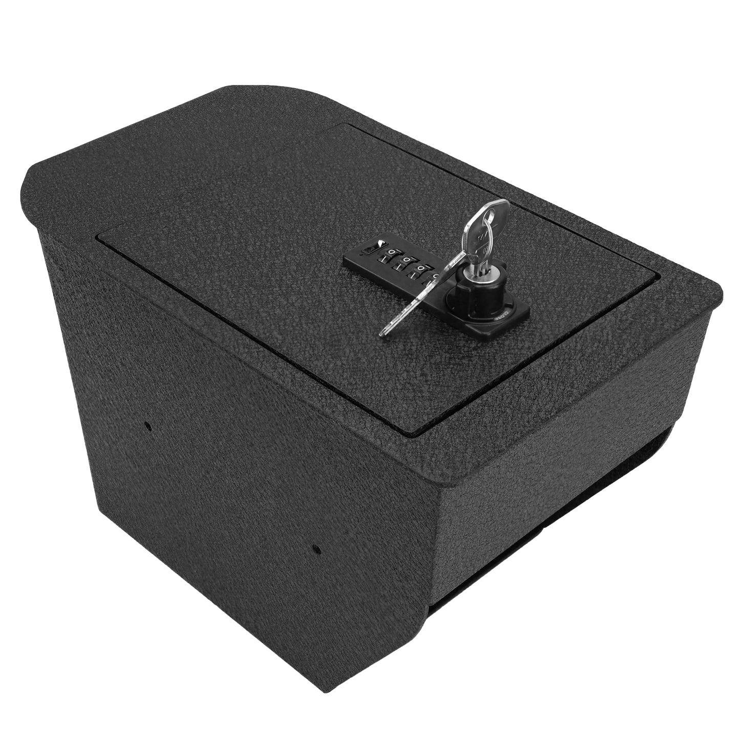 Center Console Gun Safe for 2024+ Toyota CRUISER, 4-Digit Combination Lock with Key