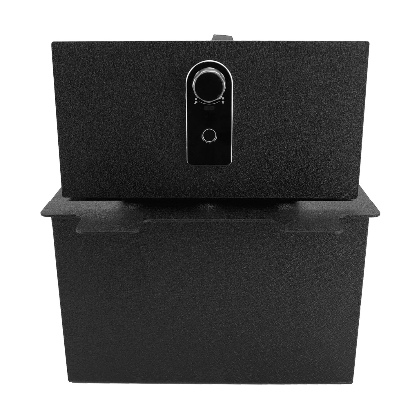 Pro Center Console Safe Gun Safe for 2019-2022 Chevy Silverado 1500 / GMC Sierra 1500, Fingerprint Lock with Key