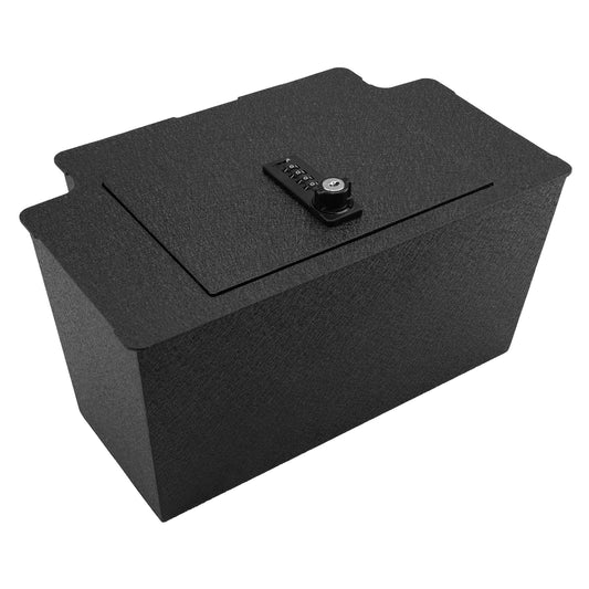 Pro Center Console Safe Gun Safe for 2023-2025 Chevy Silverado 1500, 4-Digit Combination Lock with Backup Key.