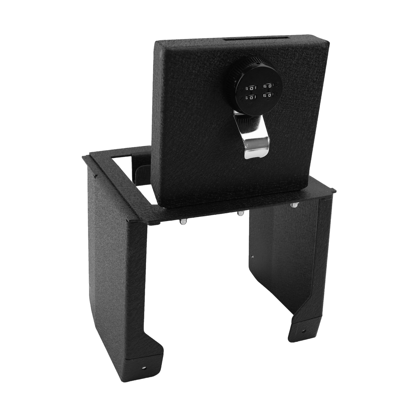 Center Console Gun Safe for 2025-2026 Ford Bronco [4 Door Automatic Transmission], 4-Digit Combo Lock