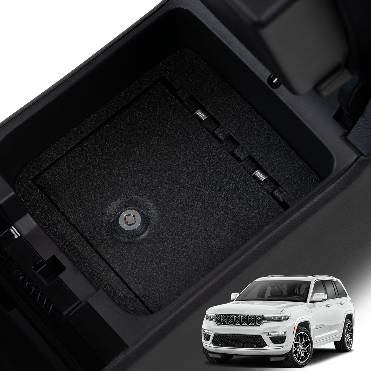 Console Safe | Jeep Grand Cherokee 2022–26 | Triple Lock