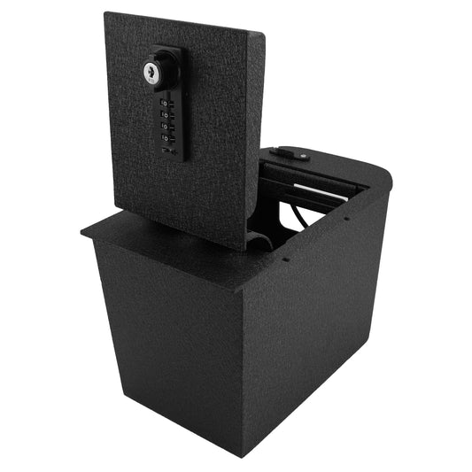 Pro Center Console Safe Gun Safe for 2019-2025 Toyota RAV4, 4-Digit Combination Lock with Key