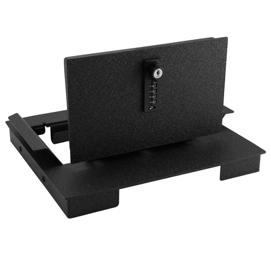 Pro Center Console Gun Safe for 2023-2026 Ford F250 Super Duty, 4-Digit Combination Lock with Key