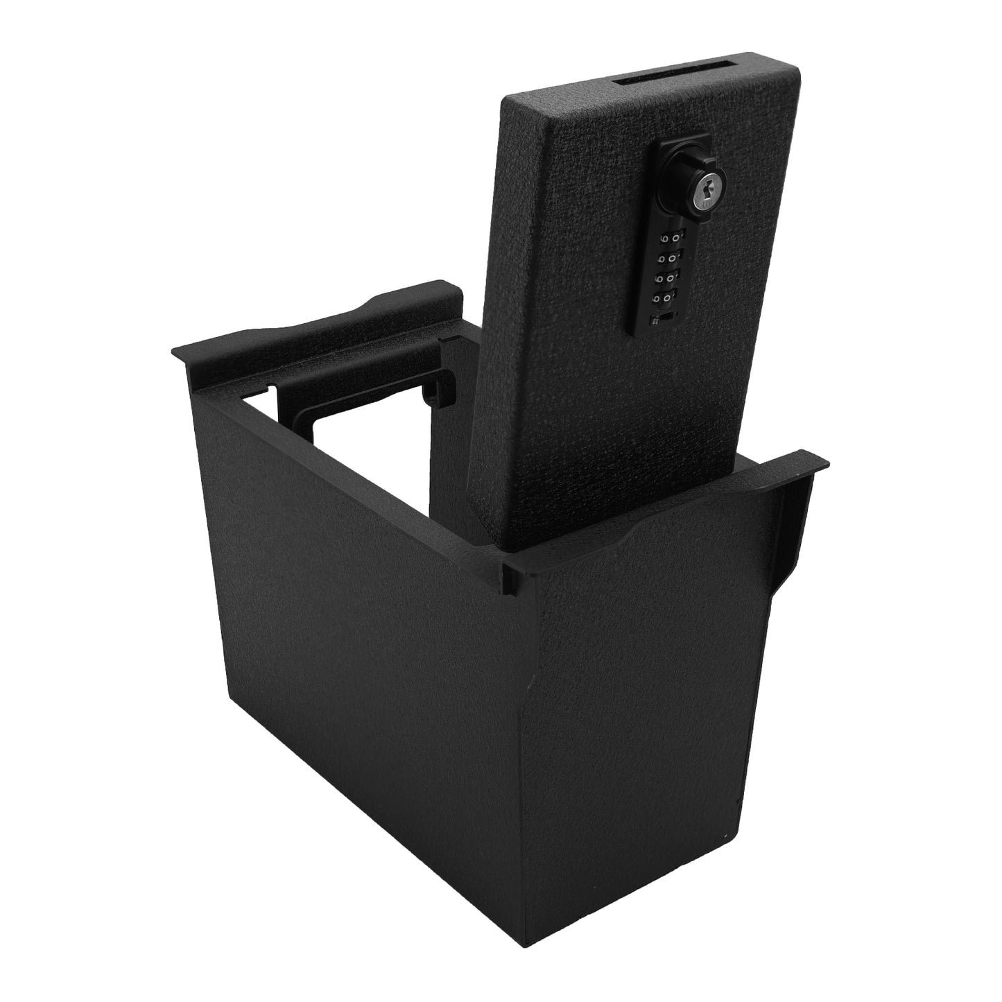 Center Console Safe for 2026 Toyota RAV4, 4-Digit Combination Lock with Key