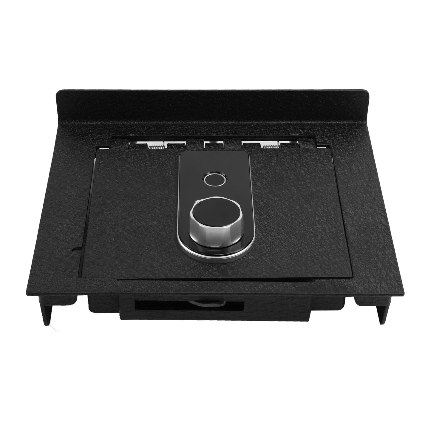 Center Console Gun Safe for 2025-2026 Tesla Model Y Juniper, Fingerprint Lock with Key