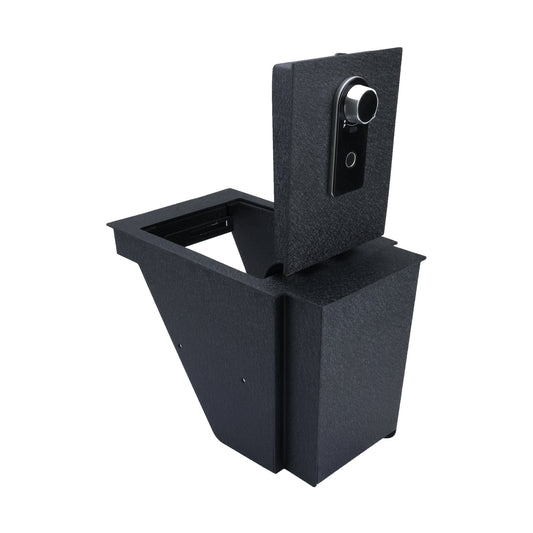 Center Console Gun Safe for 2022-2024 Nissan pathfinder, Fingerprint Lock with Key