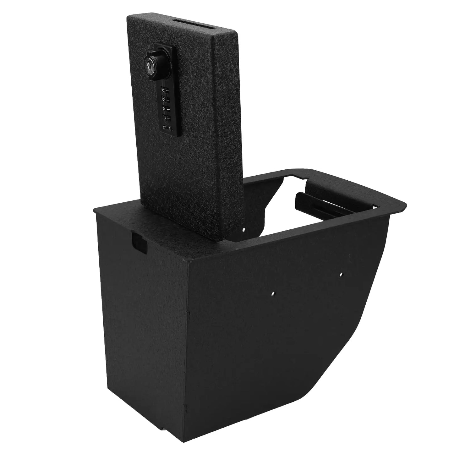 Center Console Safe for 2022-2026 Infiniti QX60, 4-Digit Combination Lock with Key