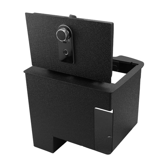 Pro Center Console Safe Gun Safe for 2007-2013 Chevrolet Silverado 1500, Fingerprint Lock with Key